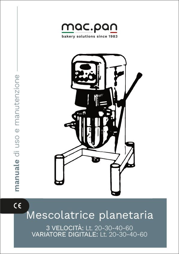 Mescolatrice planetaria PL20 30 40 60